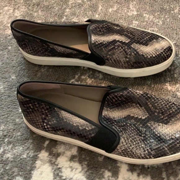 vince snakeskin sneakers